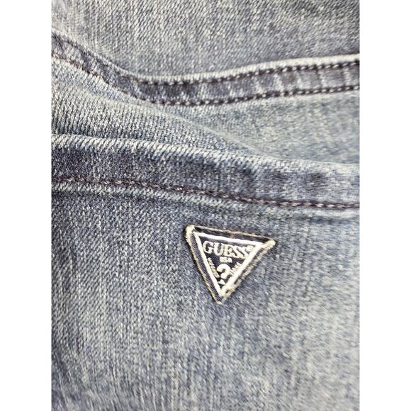 Guess Jeans Size 26 Womens Blue Pants Stretch Denim Sarah Mid Rise Skinny - Picture 12 of 13